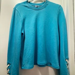 Alternative turquoise sweatshirt